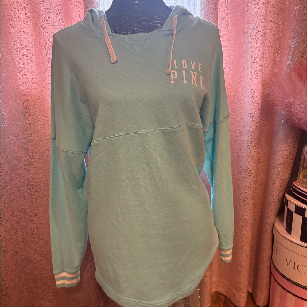 Victoria's Secret Pink Turquoise Hoodie